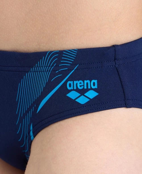 Graphic Print Logo Swim Brief - Image 5