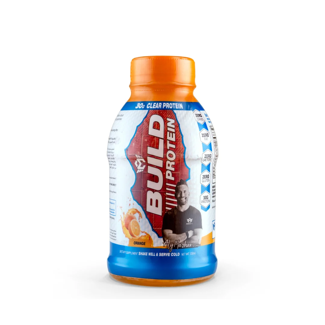 Muscle Add Liquid Build Protein-1Serv 330ML Orange