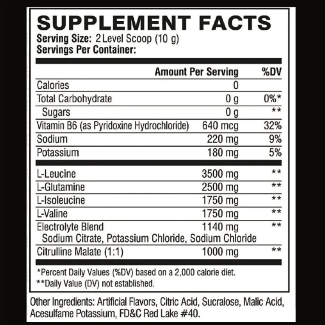 BCAA - Fruit Punch 350 Gm - Image 2