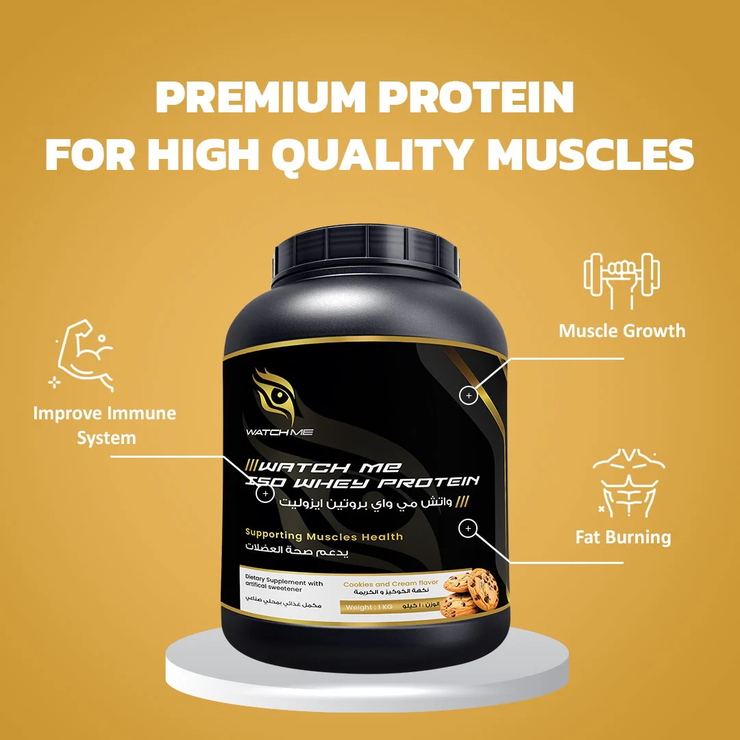 Iso Whey Protein - Cookies and Cream 1 Kg - Image 3