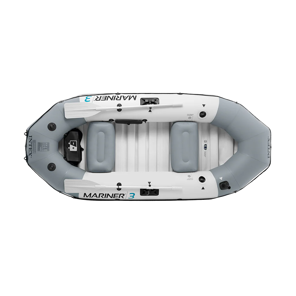 Intex Mariner 4 Inflatable Boat Set – 4 Person with 54" Oars - Image 2