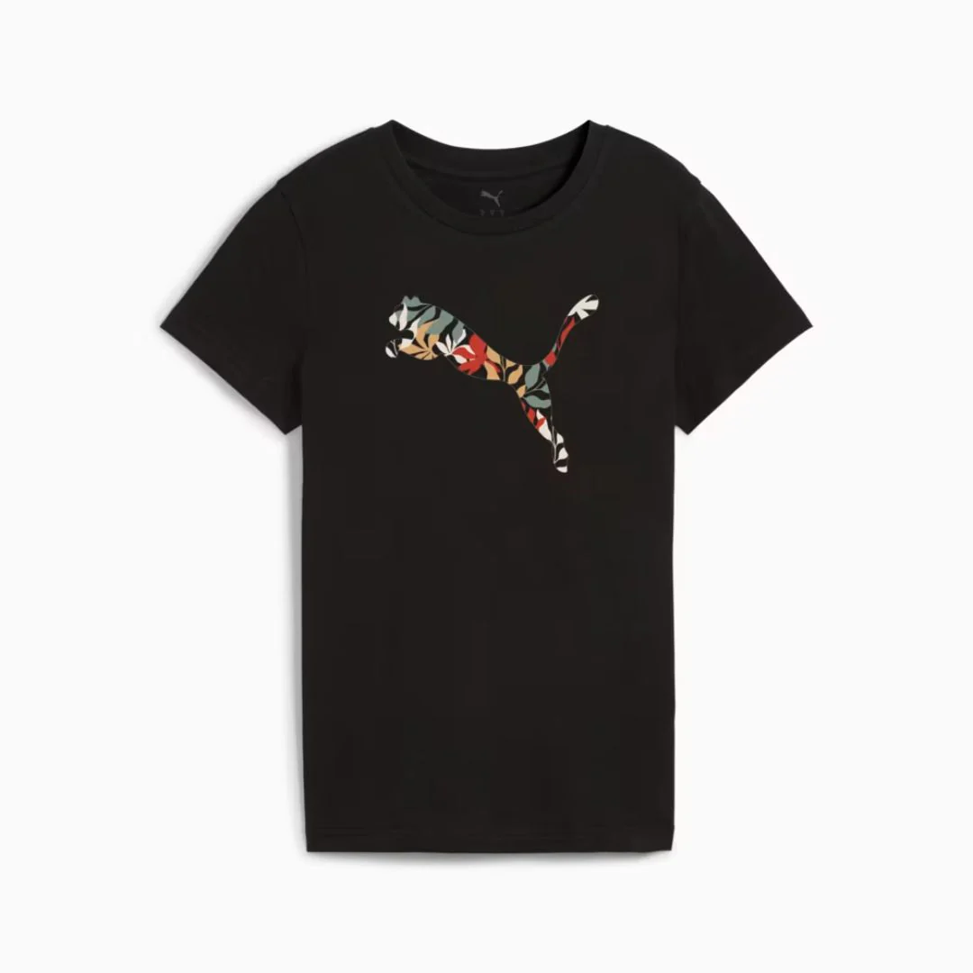 GRAPHICS Floral Cat Logo T-shirt - Image 4