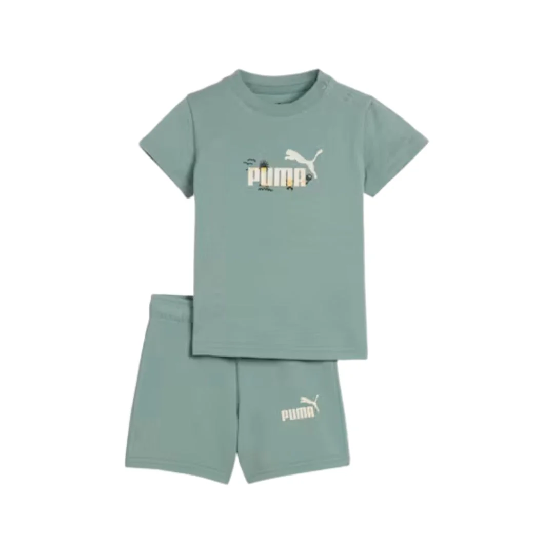 Minicats Sandy Adventures Tee and Shorts Set
