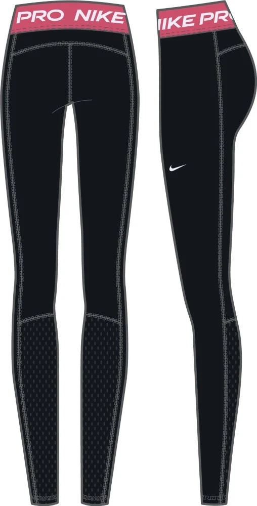 Pro Mid-Rise Mesh-Panelled Leggings - Image 8