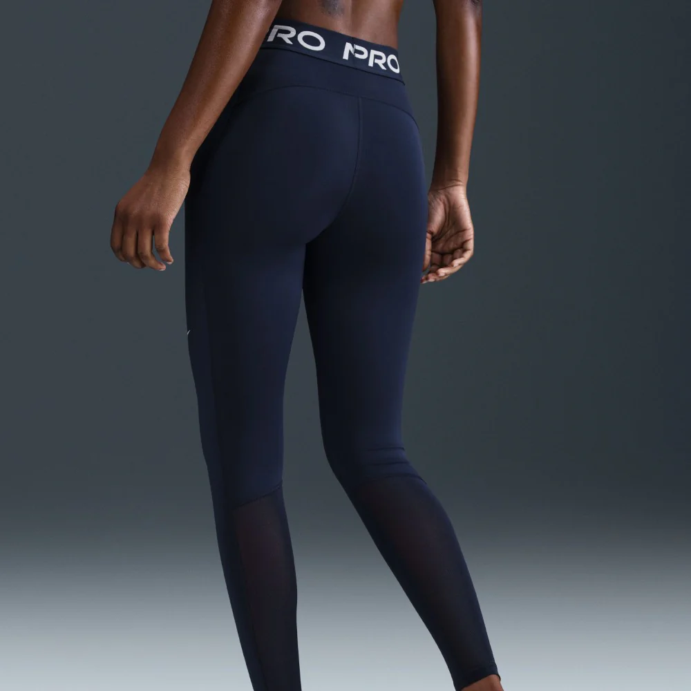 Pro Mid-Rise Mesh-Paneled Leggings - Image 5