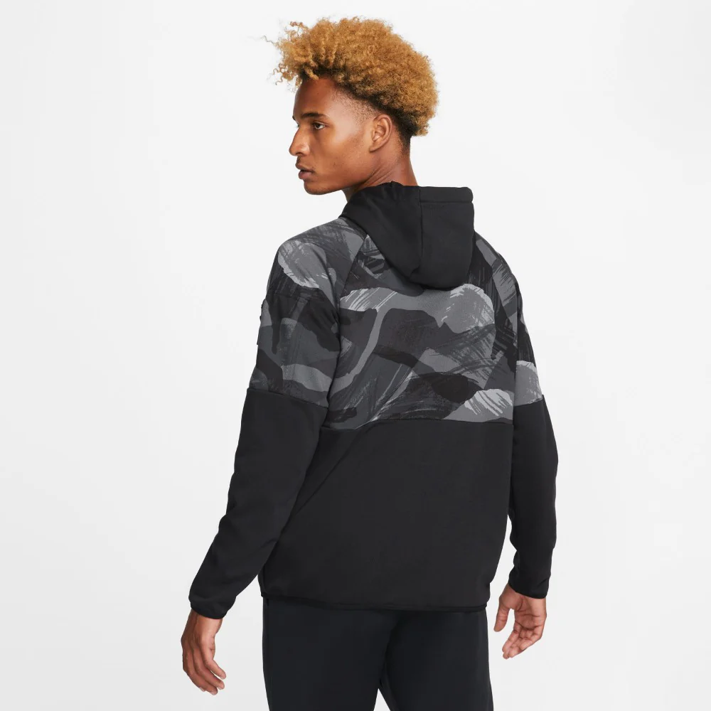 Dri-FIT Fleece Full-Zip Camo Fitness Hoodie - Image 2
