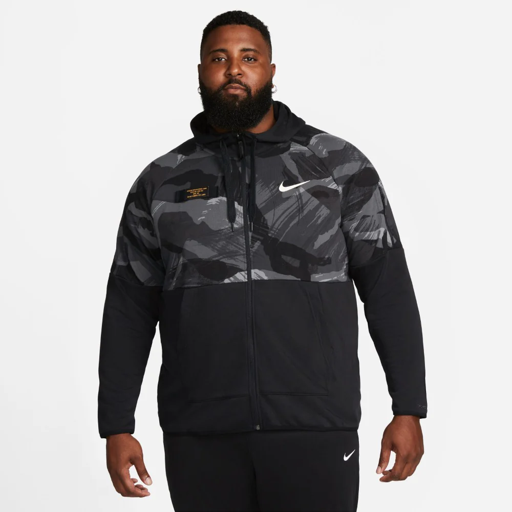 Dri-FIT Fleece Full-Zip Camo Fitness Hoodie - Image 7