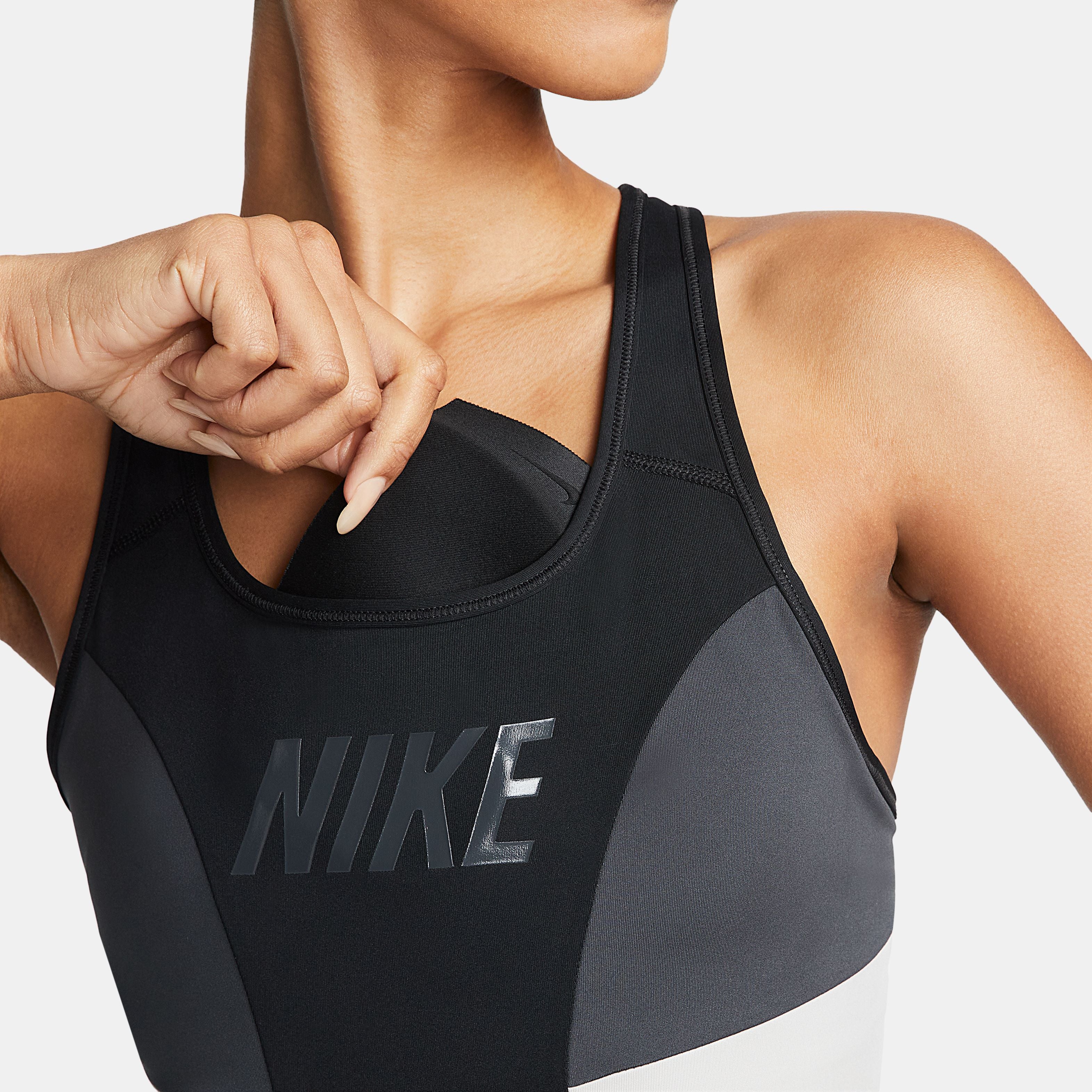 Swoosh Medium-Support 1-Piece Pad Logo Sports Bra - Image 5