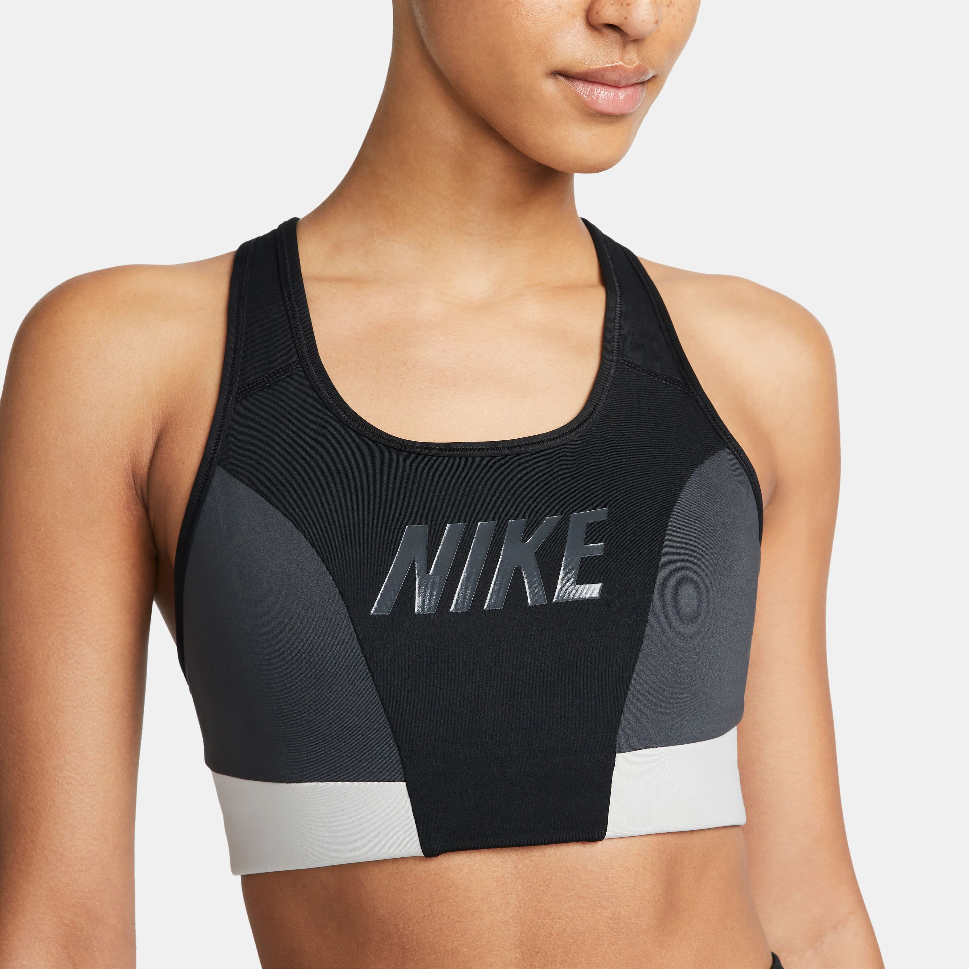Swoosh Medium-Support 1-Piece Pad Logo Sports Bra - Image 6
