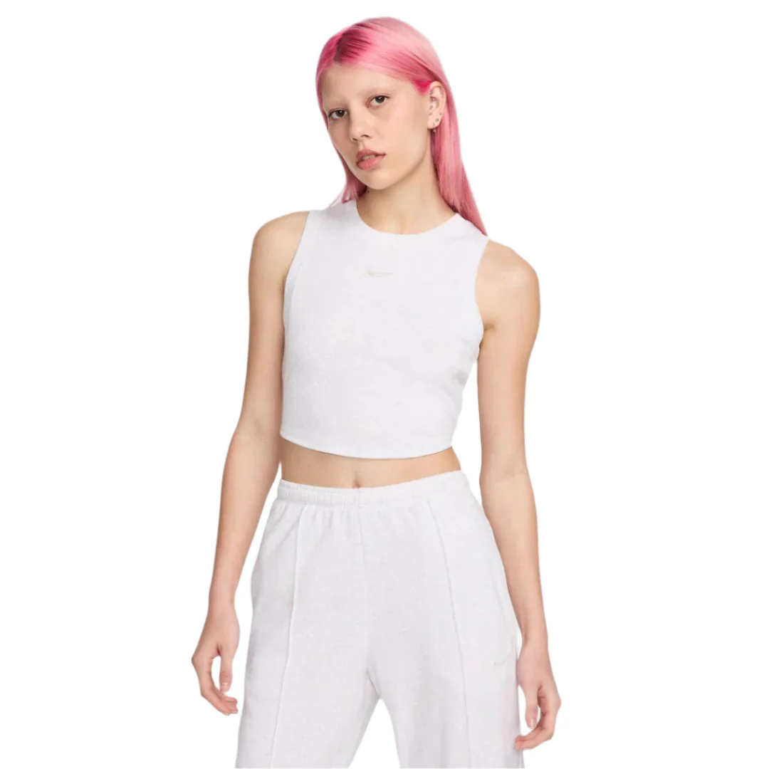 Chill Knit Cropped Ribbed Tank Top