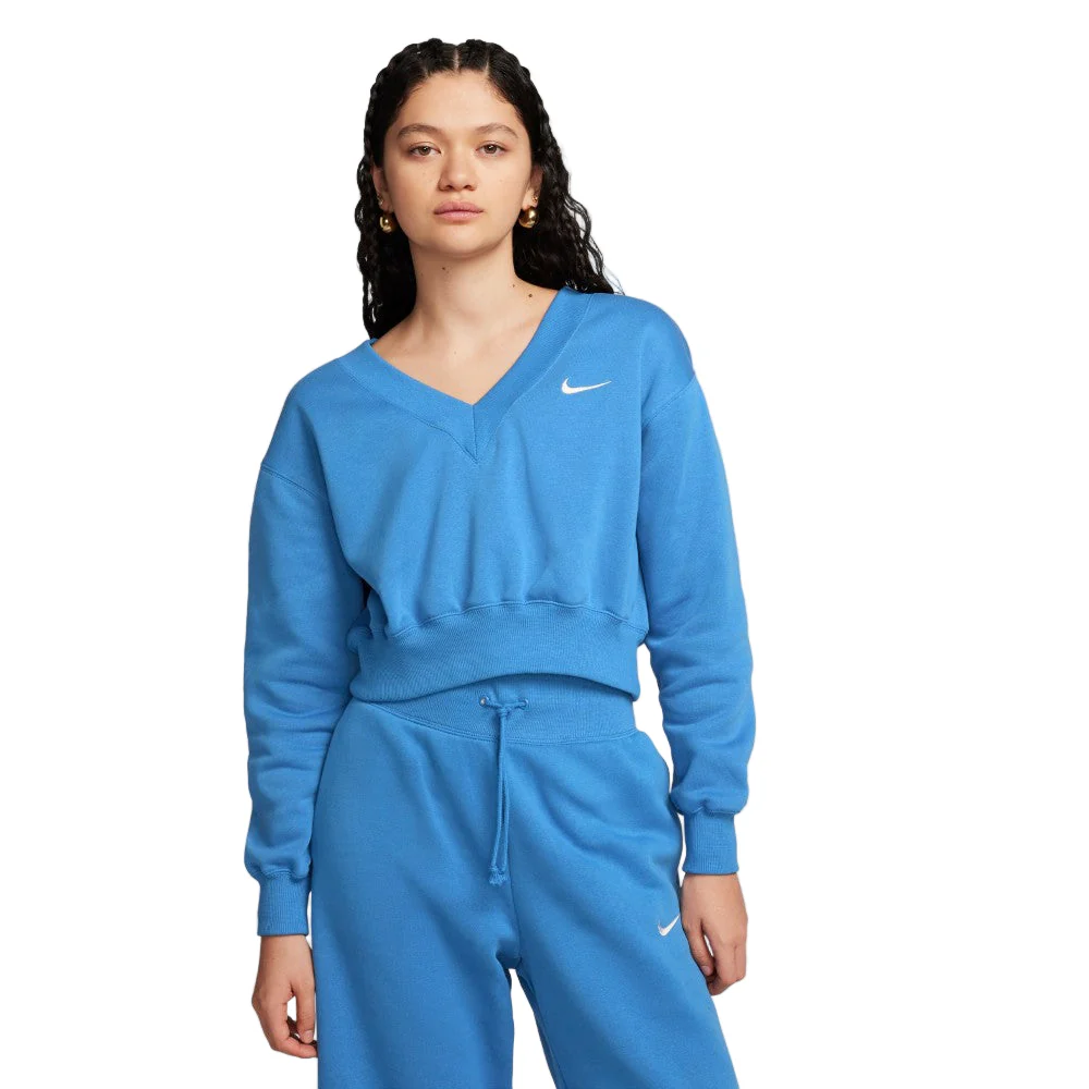 Sportswear Phoenix Fleece Cropped V-Neck Sweatshirt