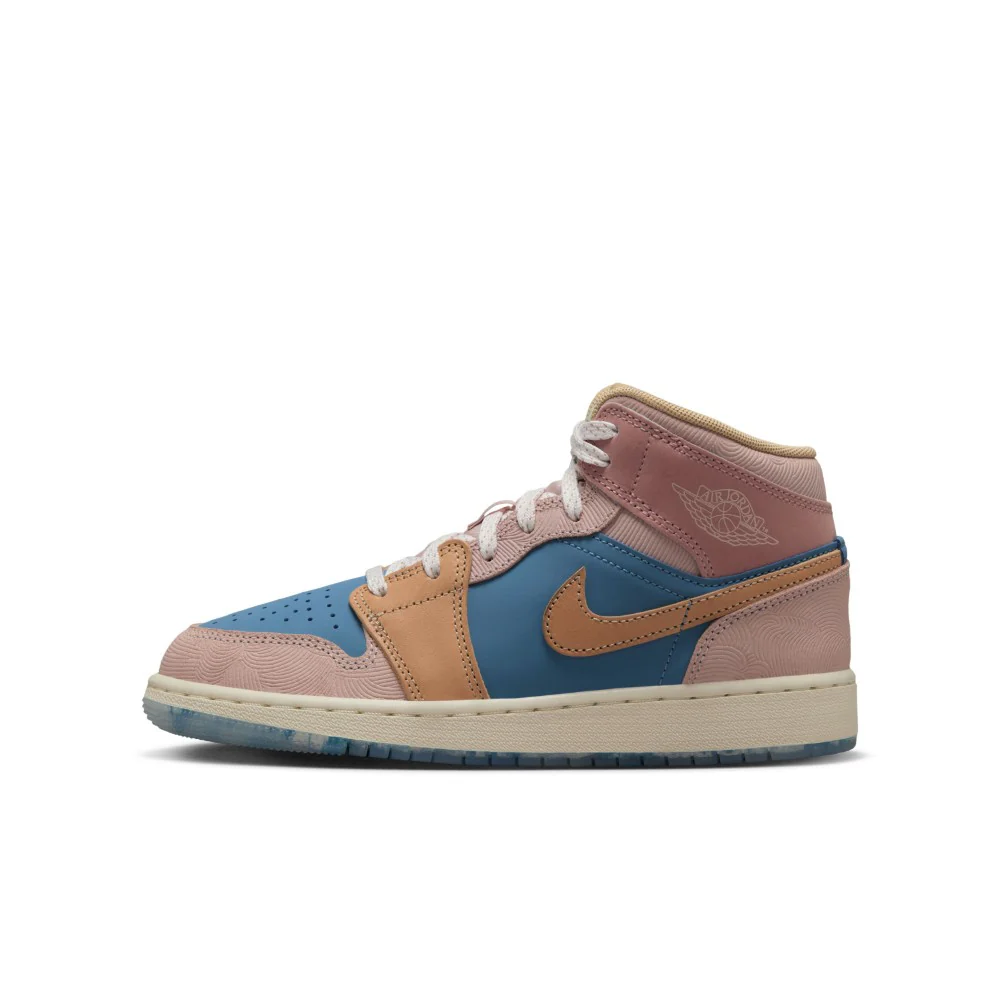 Air Jordan 1 Mid Sneaker School Lifestyle Shoes - Image 5