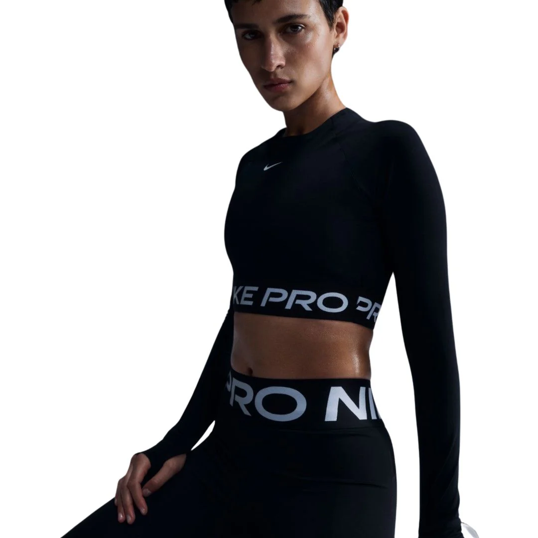 Pro Dri-Fit Cropped Long Sleeve Top - Image 4