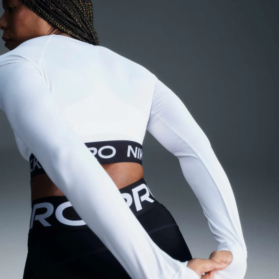 Pro Dri-FIT Long-Sleeve Crop Top - Image 6