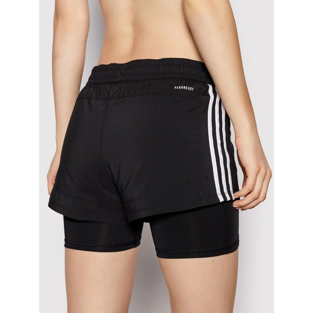 Pacer 3-Stripes Woven Two-In-One Shorts - Image 3