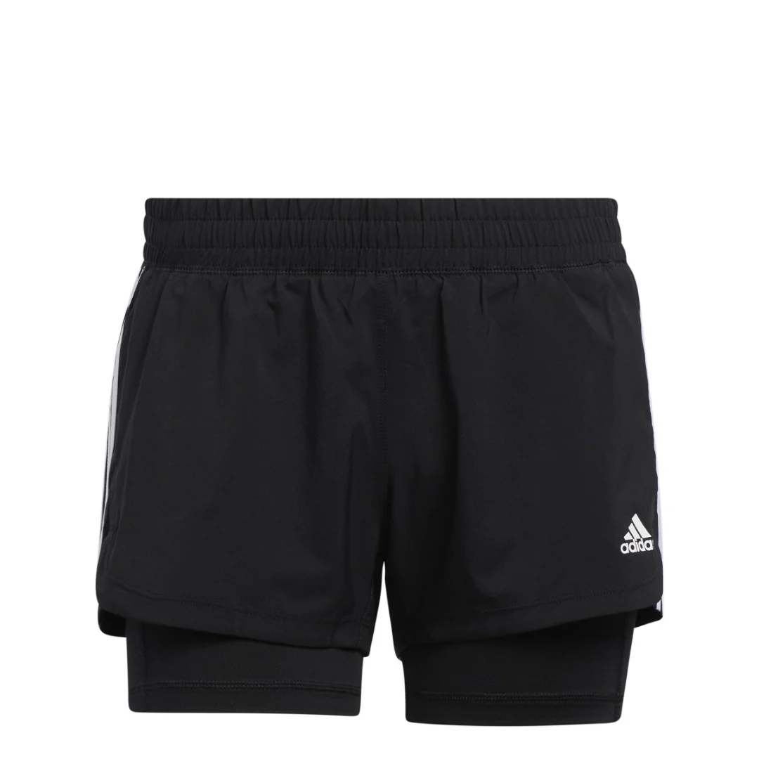 Pacer 3-Stripes Woven Two-In-One Shorts - Image 4