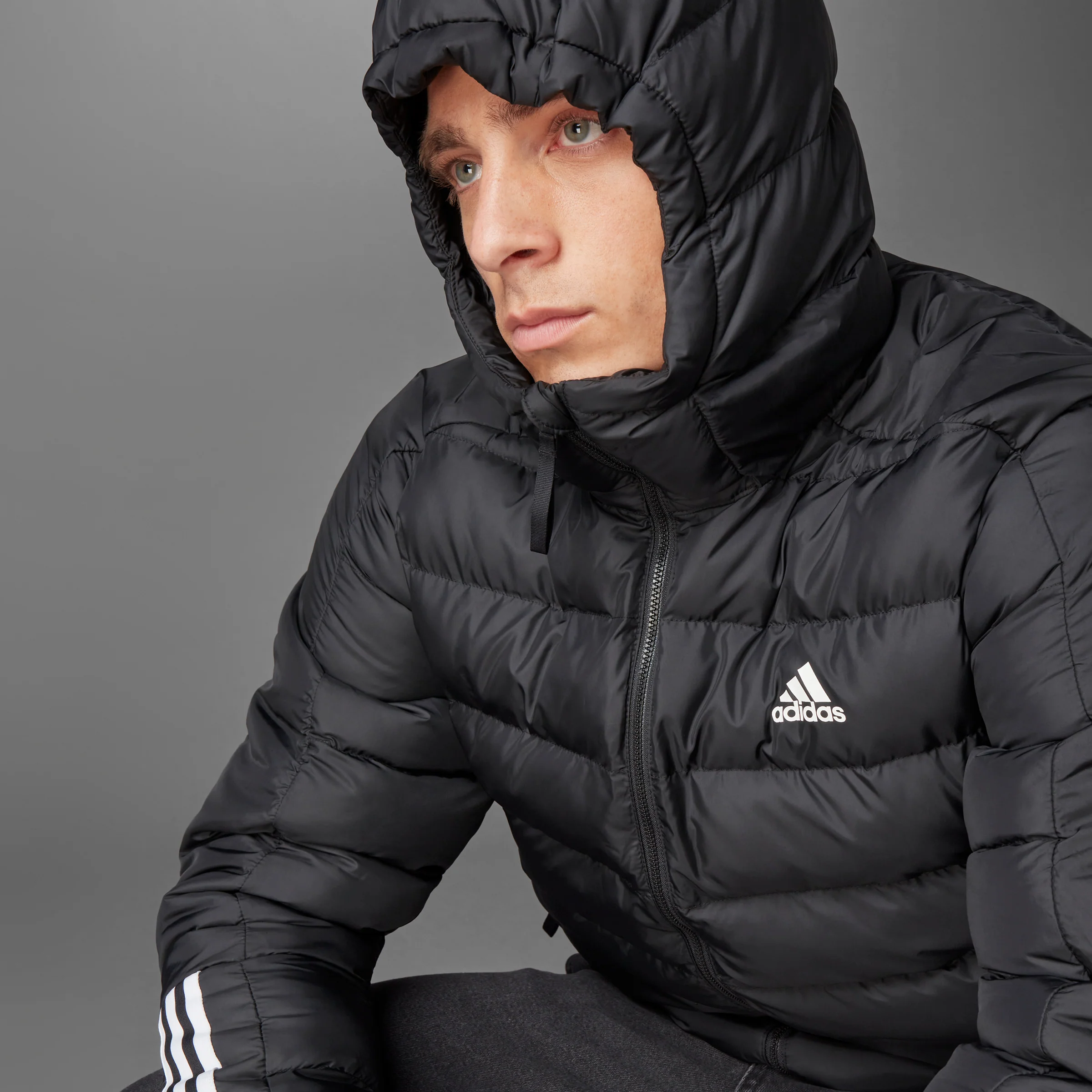 Itavic 3-Stripes Midweight Hooded Jacket - Image 6