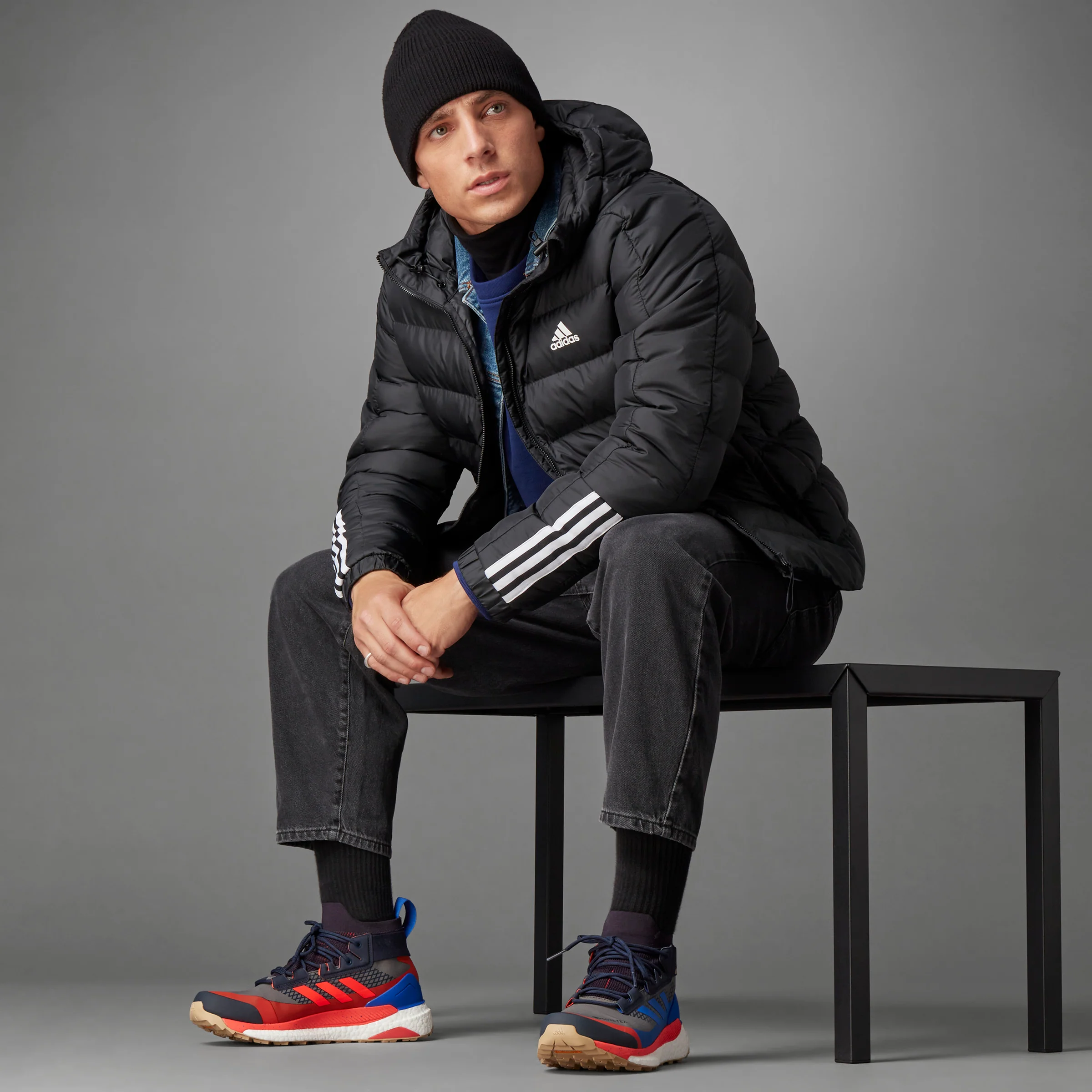 Itavic 3-Stripes Midweight Hooded Jacket - Image 8