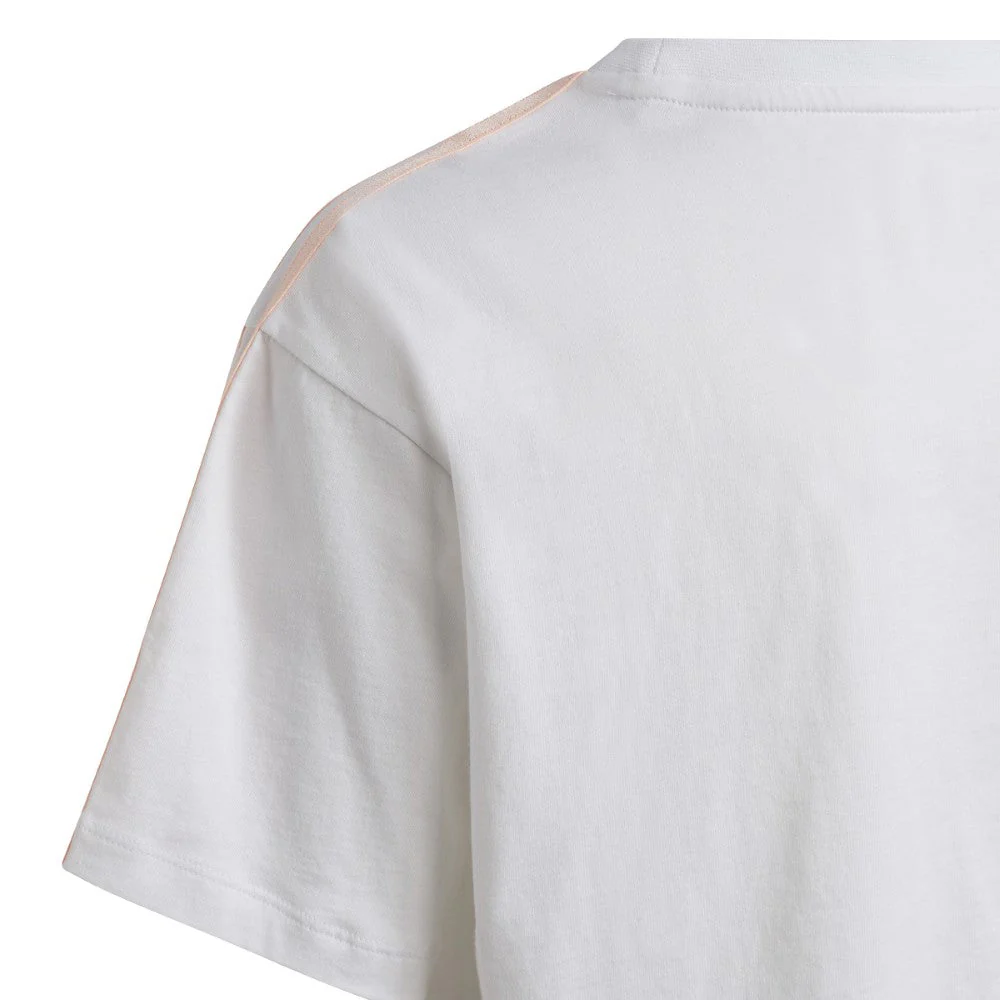 Marble Logo Graphic Print Crop T-Shirt - Image 3