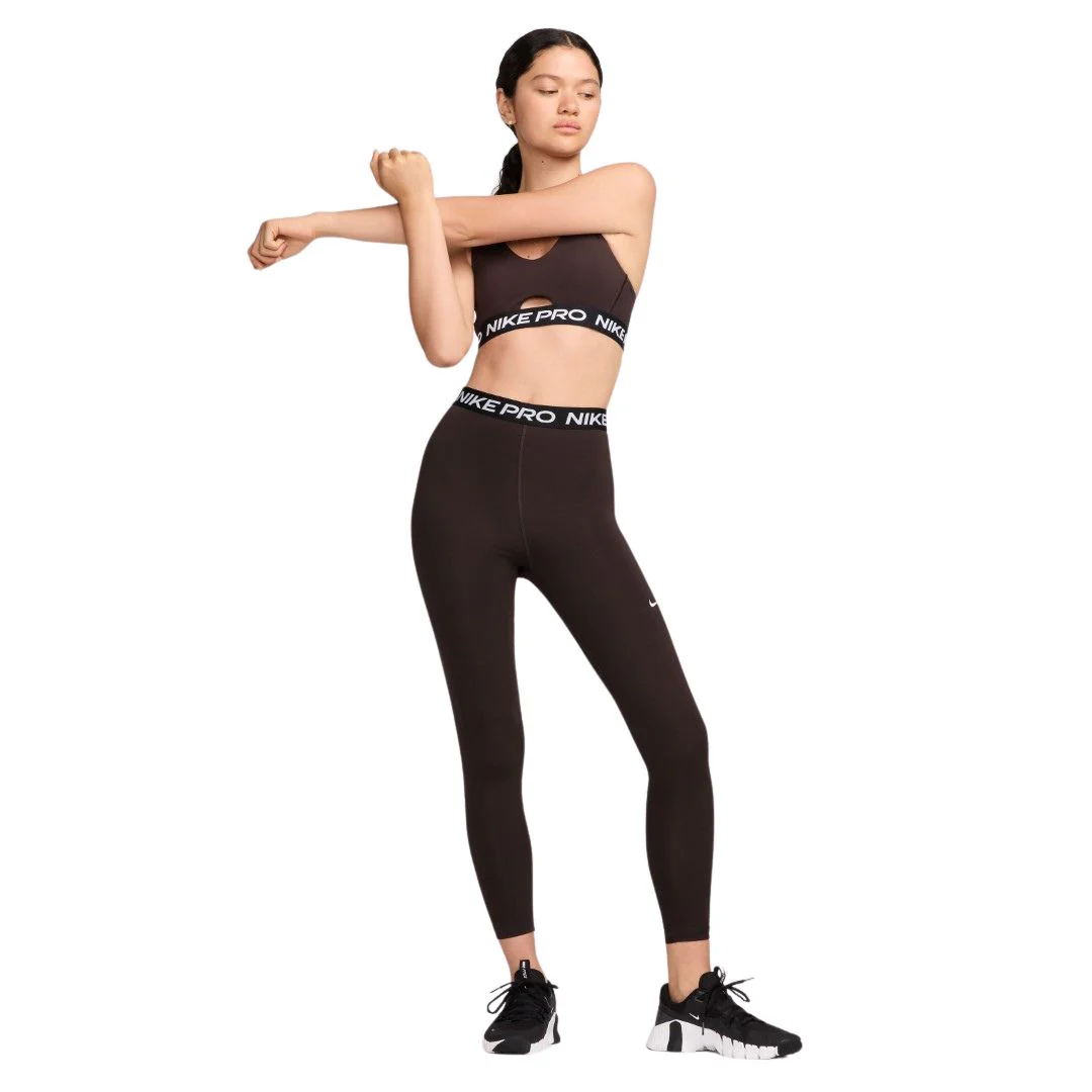 Pro High-Waisted 7/8 Mesh Paneled Leggings - Image 2