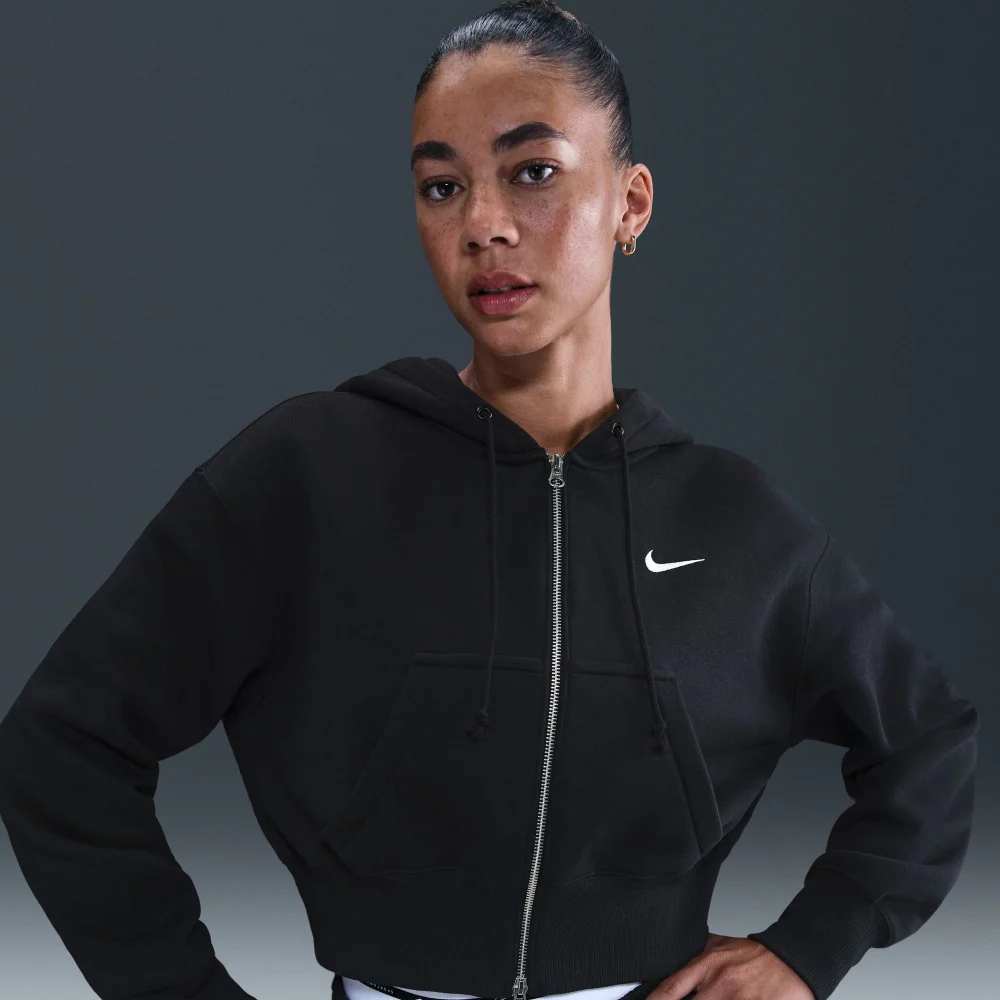 Sportswear Phoenix Fleece Loose Full-Zip Cropped Hoodie - Image 4