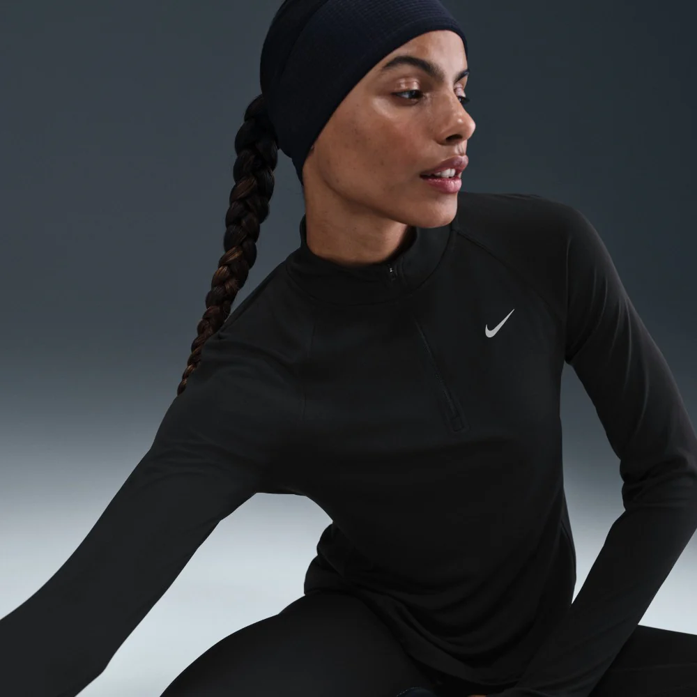 Tempo Swoosh Run Dri-FIT 1/4-Zip Running Long Sleeve T-shirt - Image 3