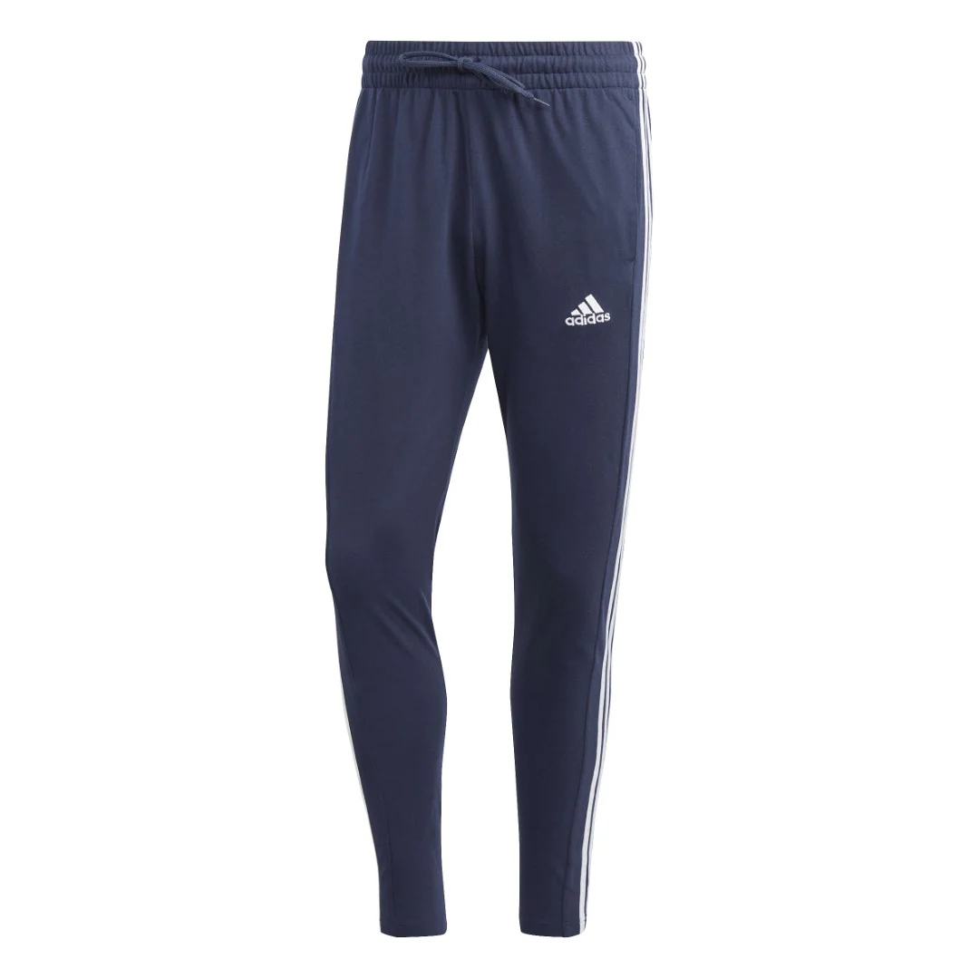 Essentials Single Jersey Tapered Open Hem 3-Stripes Joggers - Image 4