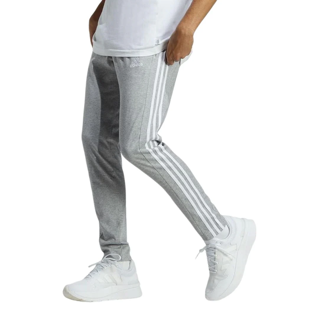 Essentials Single Jersey Tapered Open Hem 3-Stripes Joggers