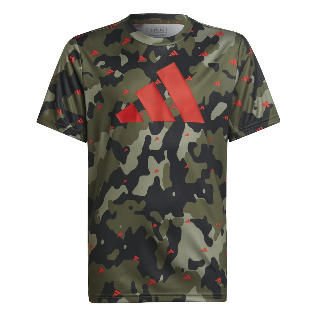 Train Essentials Seasonal Aeroready Allover Print Regular-Fit T-Shirt - Image 3