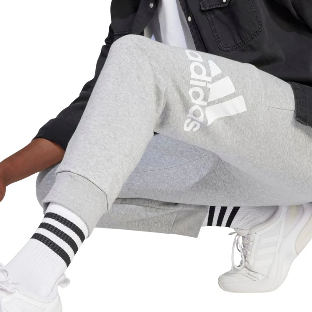 Essentials Fleece Tapered Cuff Big Logo Joggers - Image 3