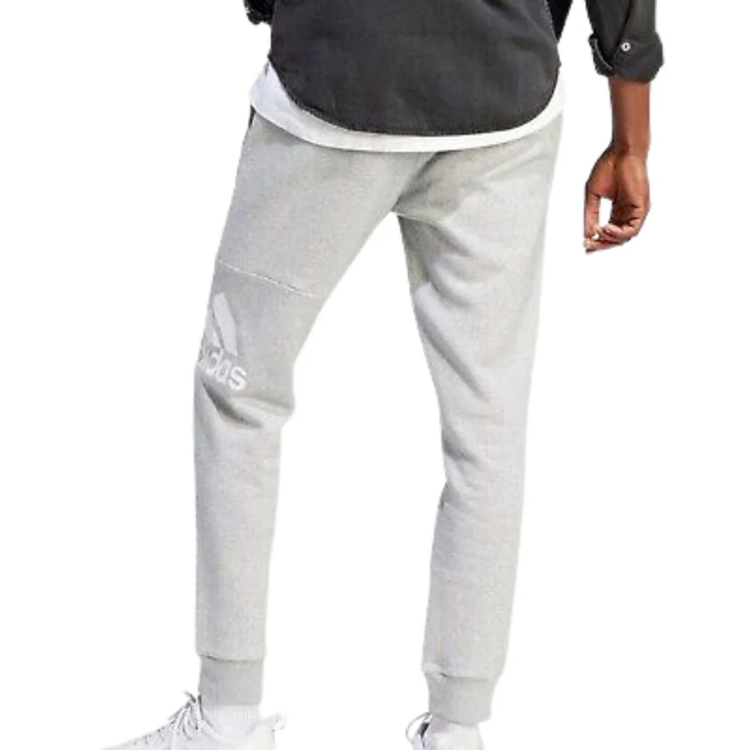 Essentials Fleece Tapered Cuff Big Logo Joggers - Image 4