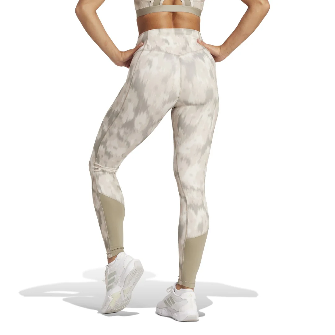 Optime Essentials Allover Print Flower Tie-Dye Leggings - Image 2