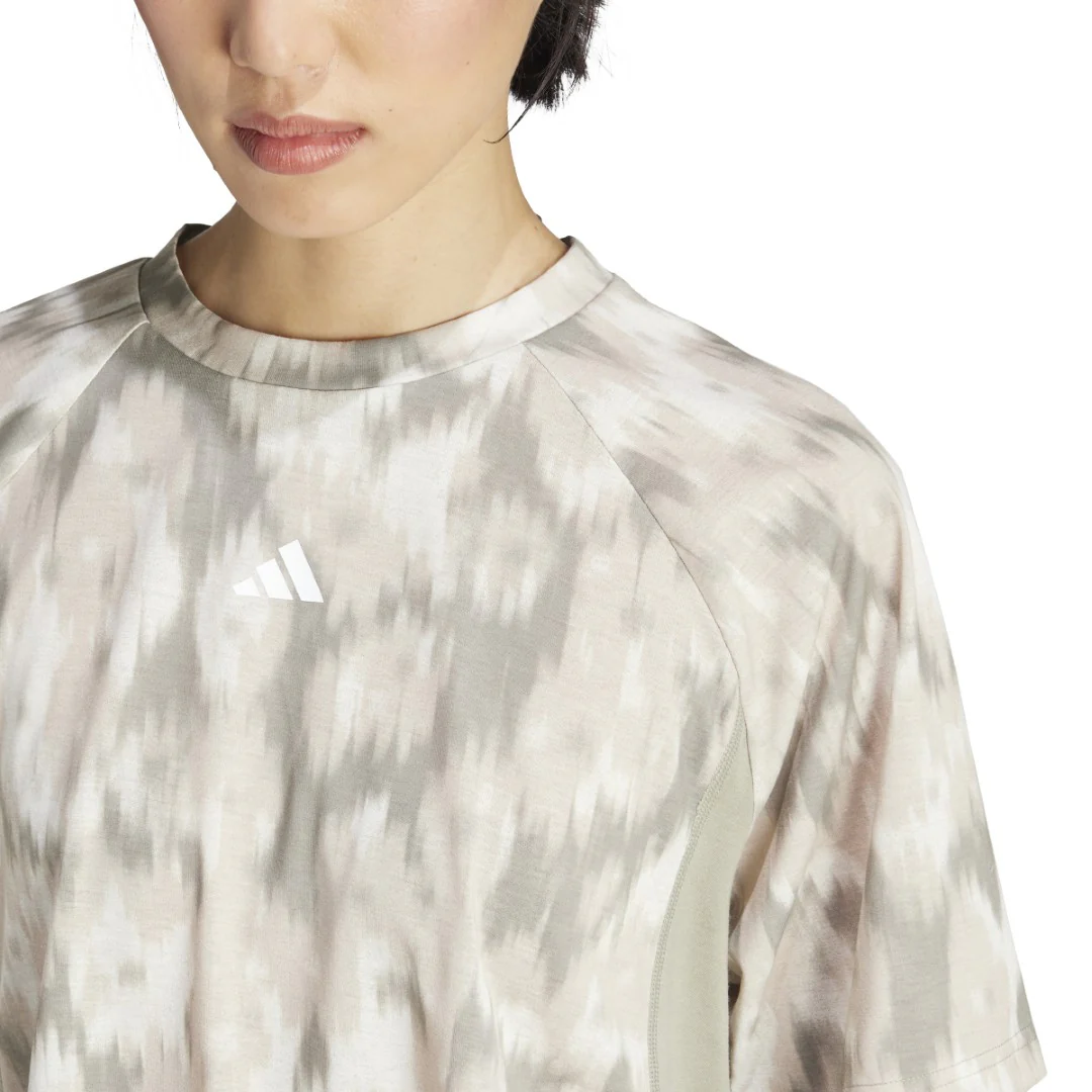 Train Essentials Allover Print Flower Tie-Dye T-Shirt - Image 2