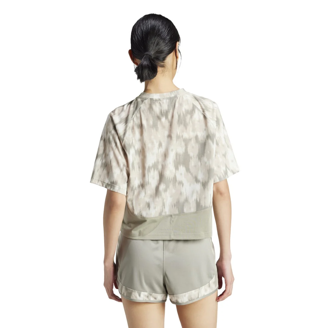 Train Essentials Allover Print Flower Tie-Dye T-Shirt - Image 4