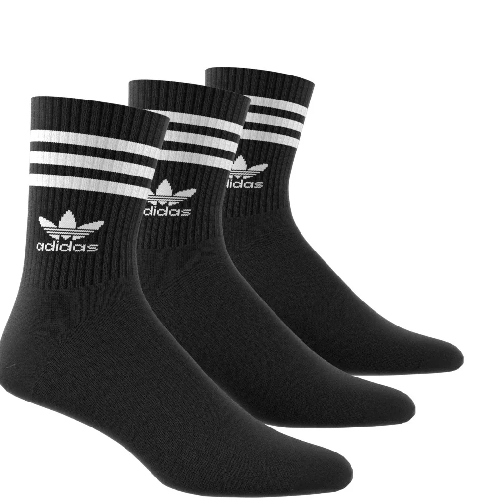 Mid Cut Crew Socks 3 Pairs - Image 3
