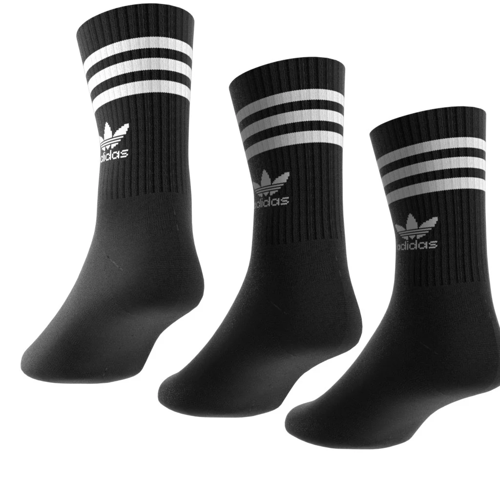 Mid Cut Crew Socks 3 Pairs - Image 6