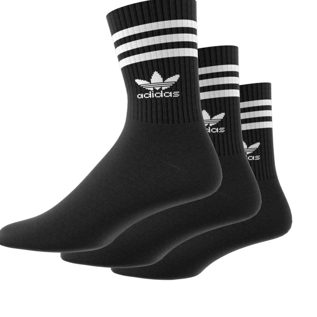 Mid Cut Crew Socks 3 Pairs - Image 7