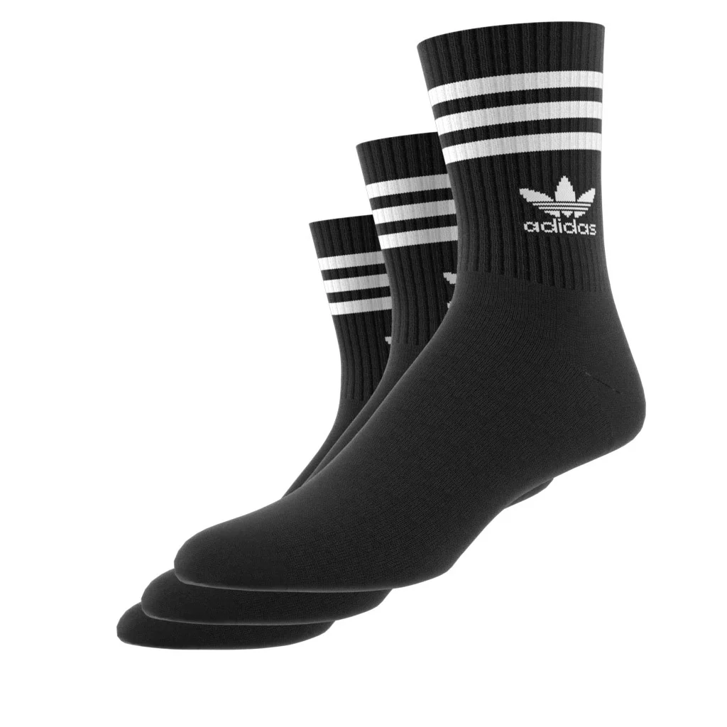 Mid Cut Crew Socks 3 Pairs - Image 8