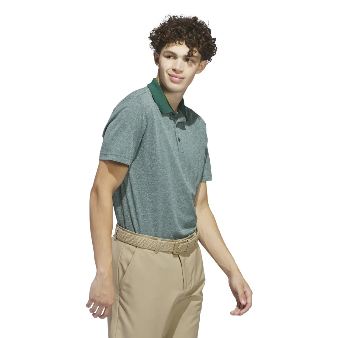 Performance Heathered Polo T-shirt - Image 3