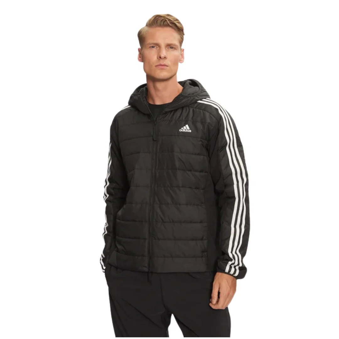 Essentials 3-Stripes Insulated Hooded Hybrid Jacket
