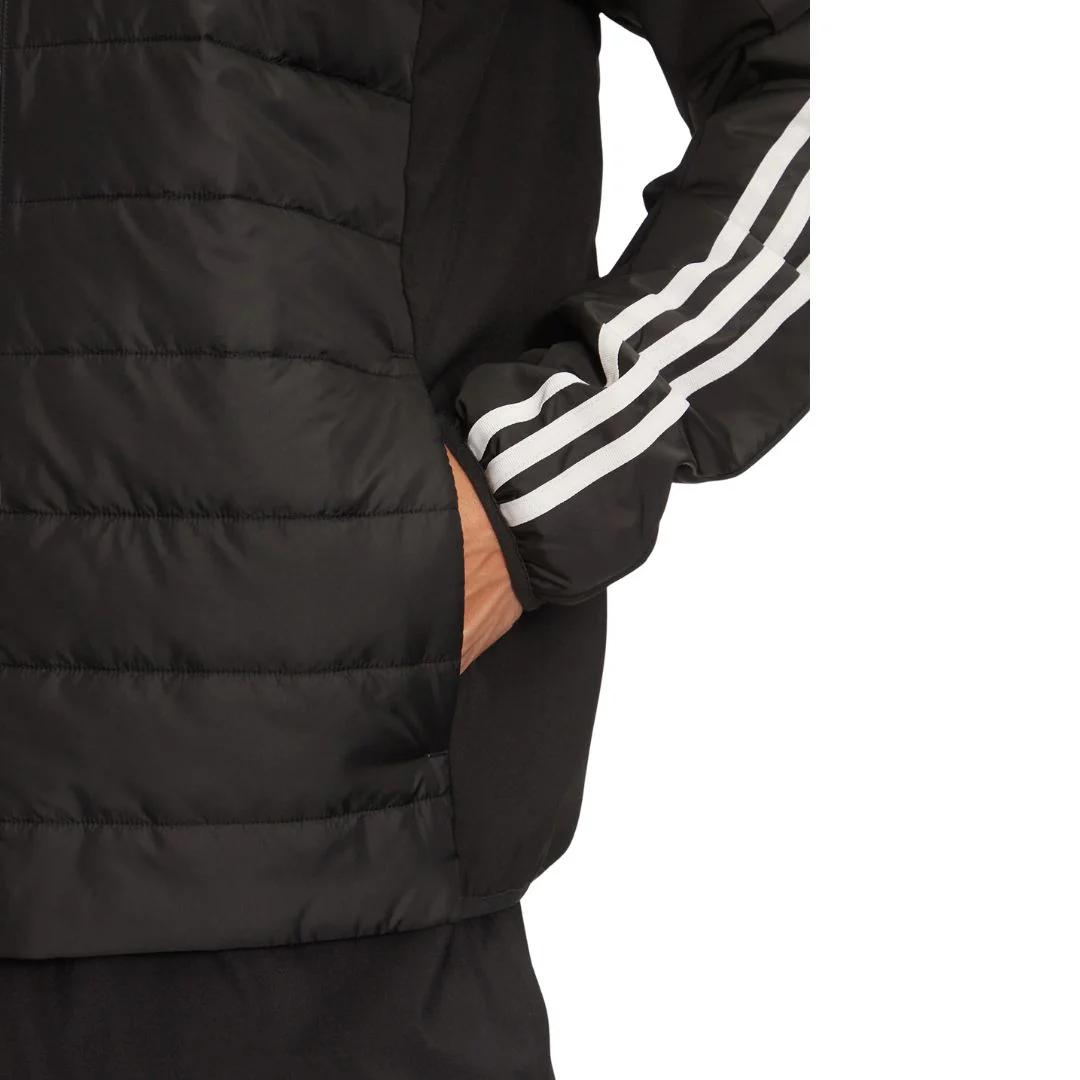 Essentials 3-Stripes Insulated Hooded Hybrid Jacket - Image 3