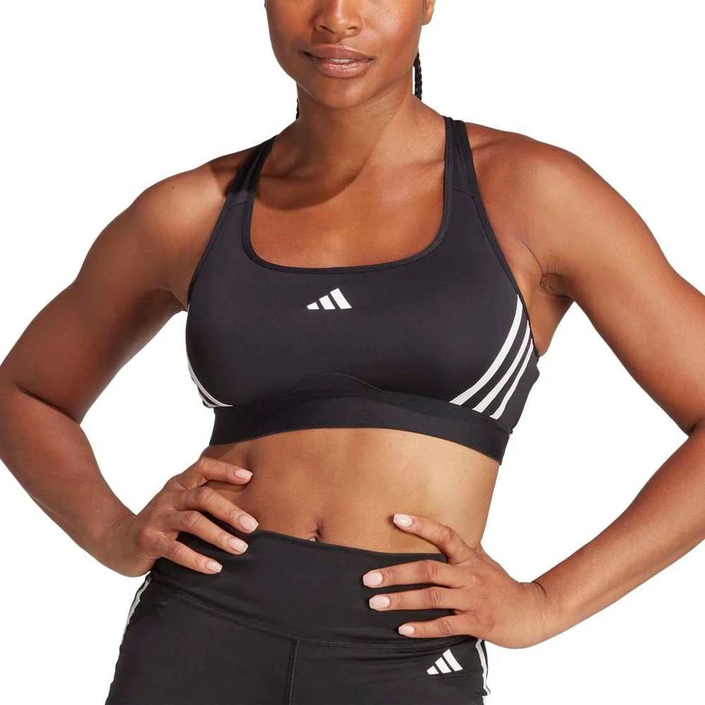 Powerimpact Train Medium-Support 3-Stripes Bra - Image 3