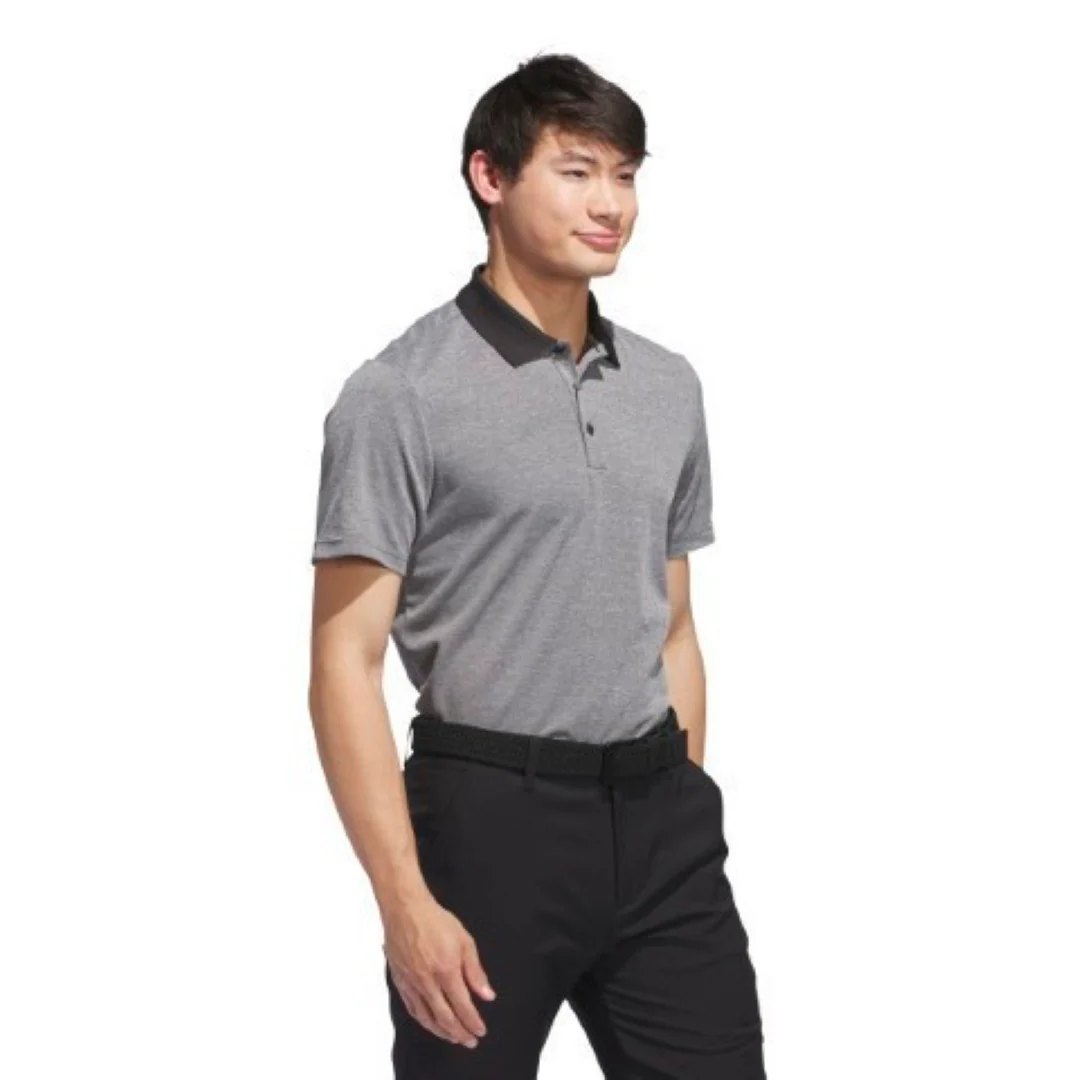 Adi Performance Heathered Polo Shirt - Image 2