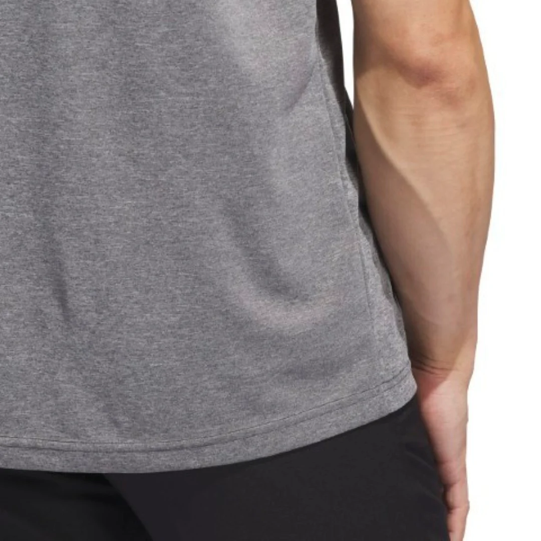 Adi Performance Heathered Polo Shirt - Image 6