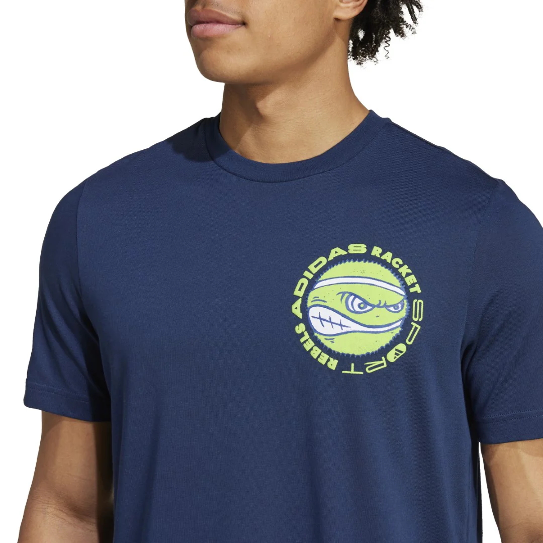 Racket Sport Rebels Graphic T-Shirt - Image 4