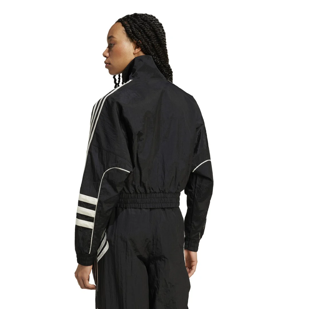 Atlanta Cut Line Loose Nylon Track Top - Image 6