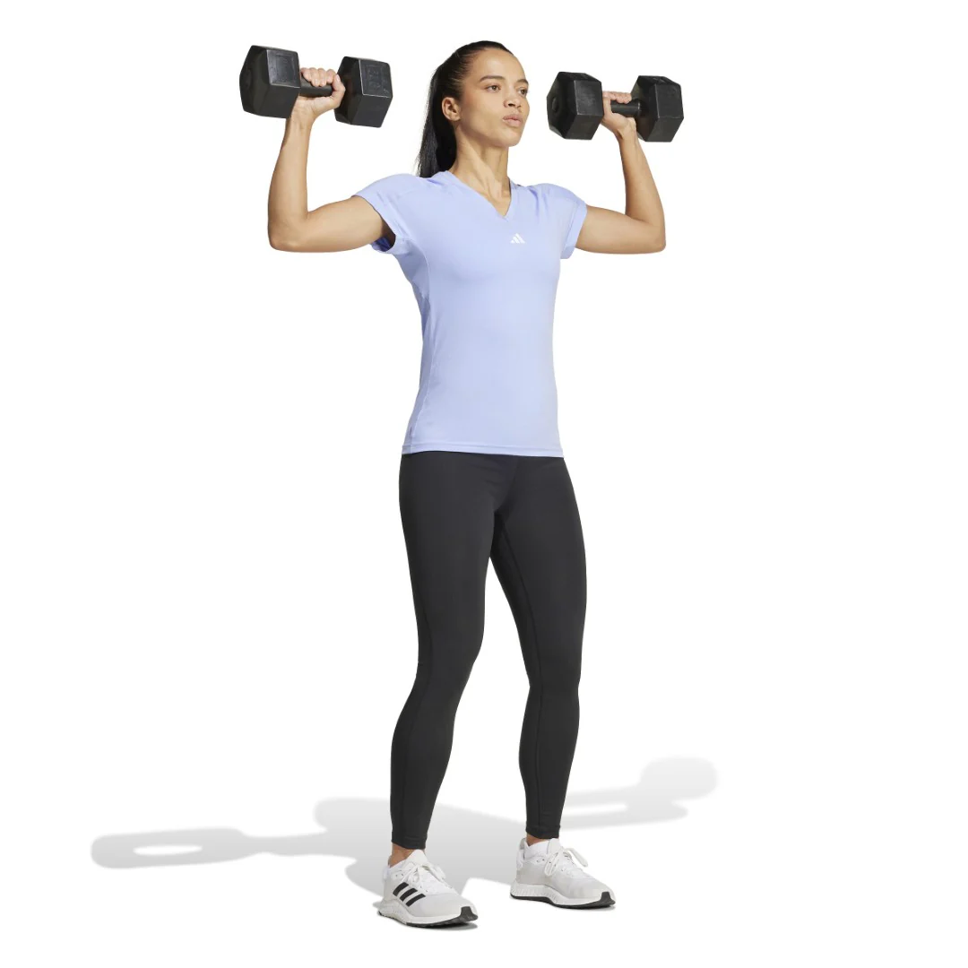 Aeroready Train Essentials Minimal Branding V-Neck T-Shirt - Image 4