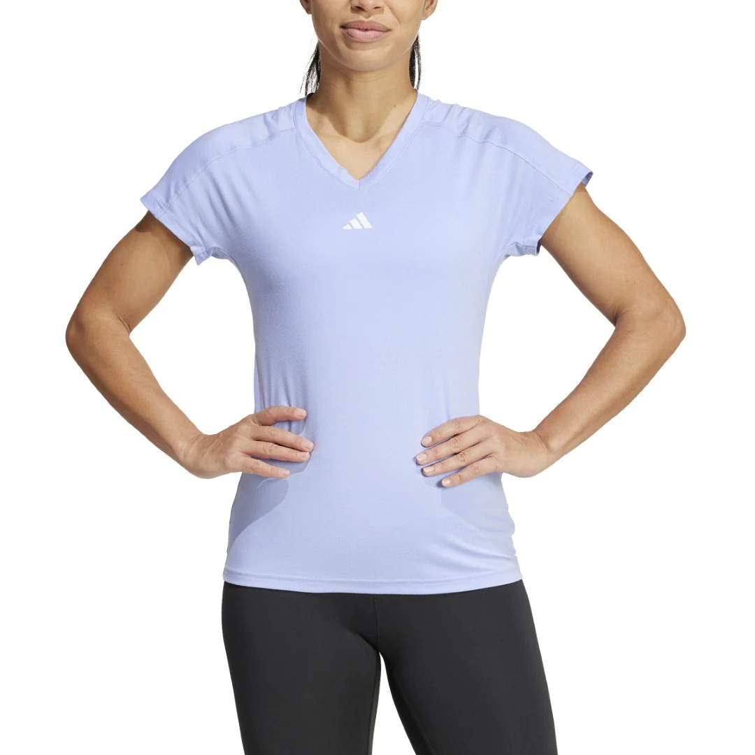 Aeroready Train Essentials Minimal Branding V-Neck T-Shirt - Image 5