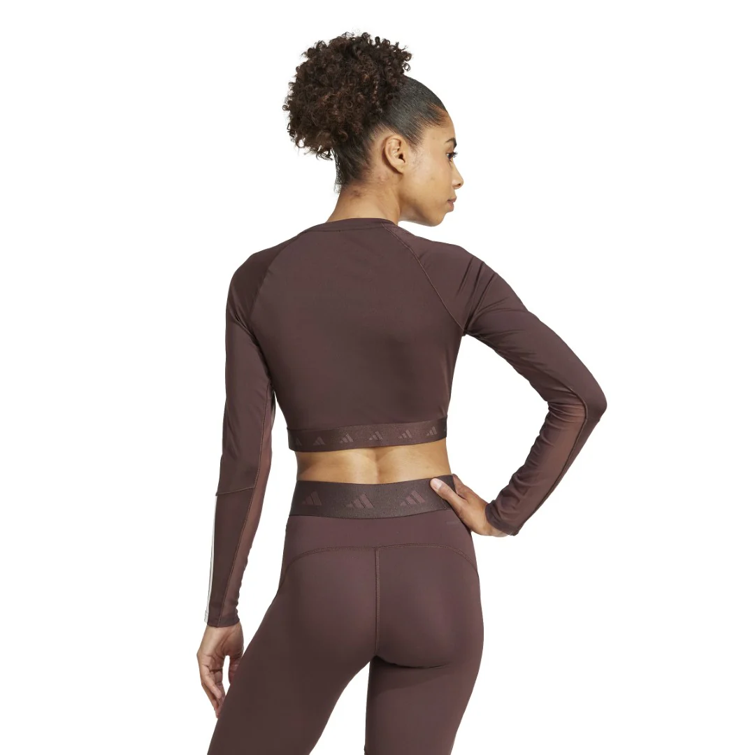 Hyperglam Training Cropped Long Sleeve T-shirt - Image 5