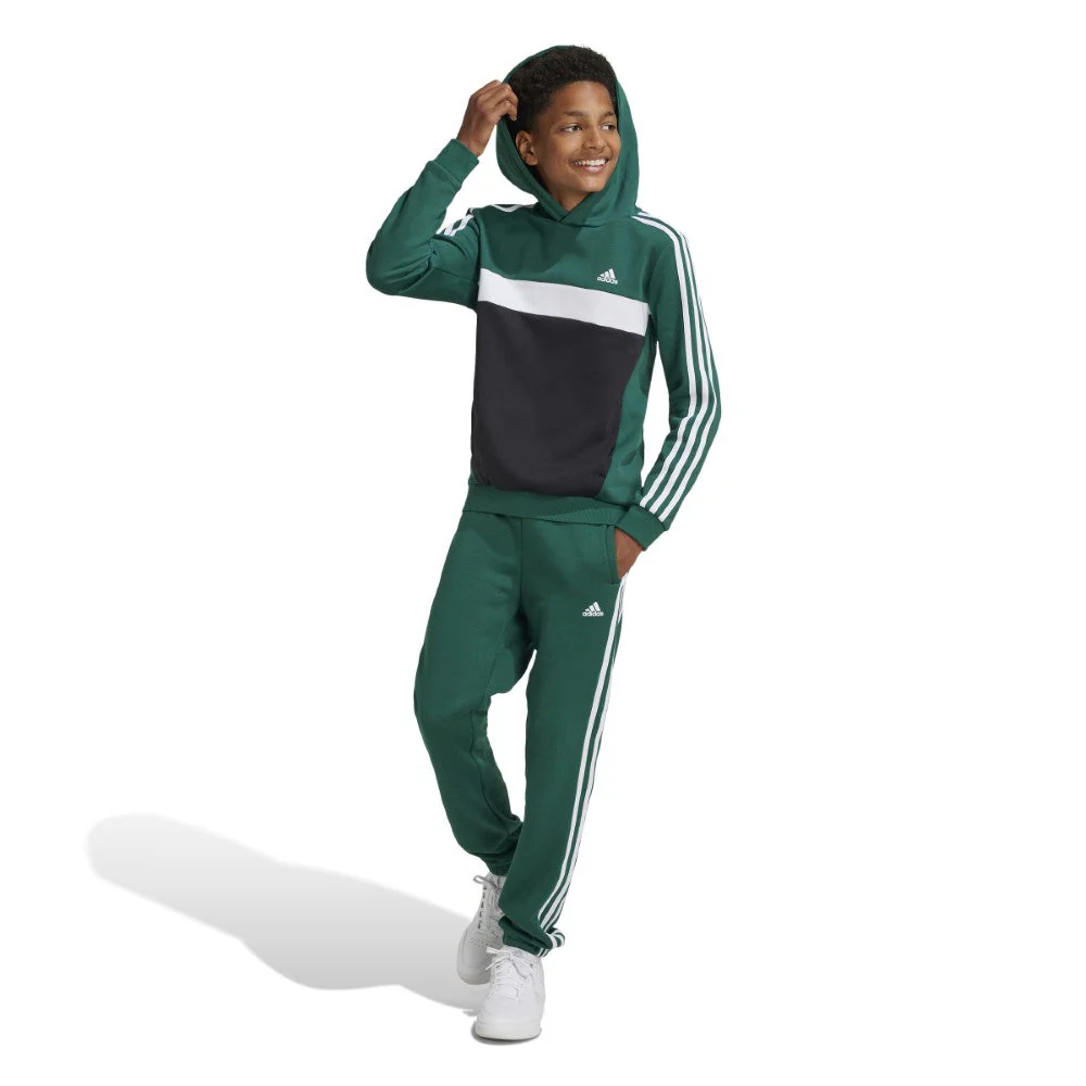 Tiberio 3-Stripes Colorblock Fleece Sweatshirt - Image 3